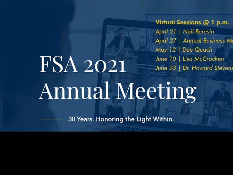 FSA Annual Meeting Registration Opens Soon